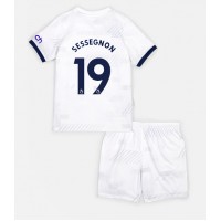 Camisa de Futebol Tottenham Hotspur Ryan Sessegnon #19 Equipamento Principal Infantil 2023-24 Manga Curta (+ Calças curtas)